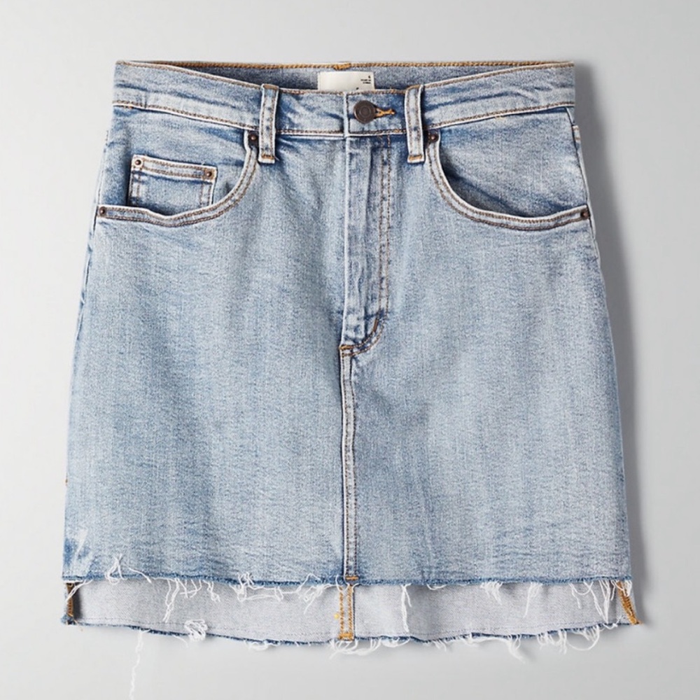 Aritzia Tanit Denim Skirt